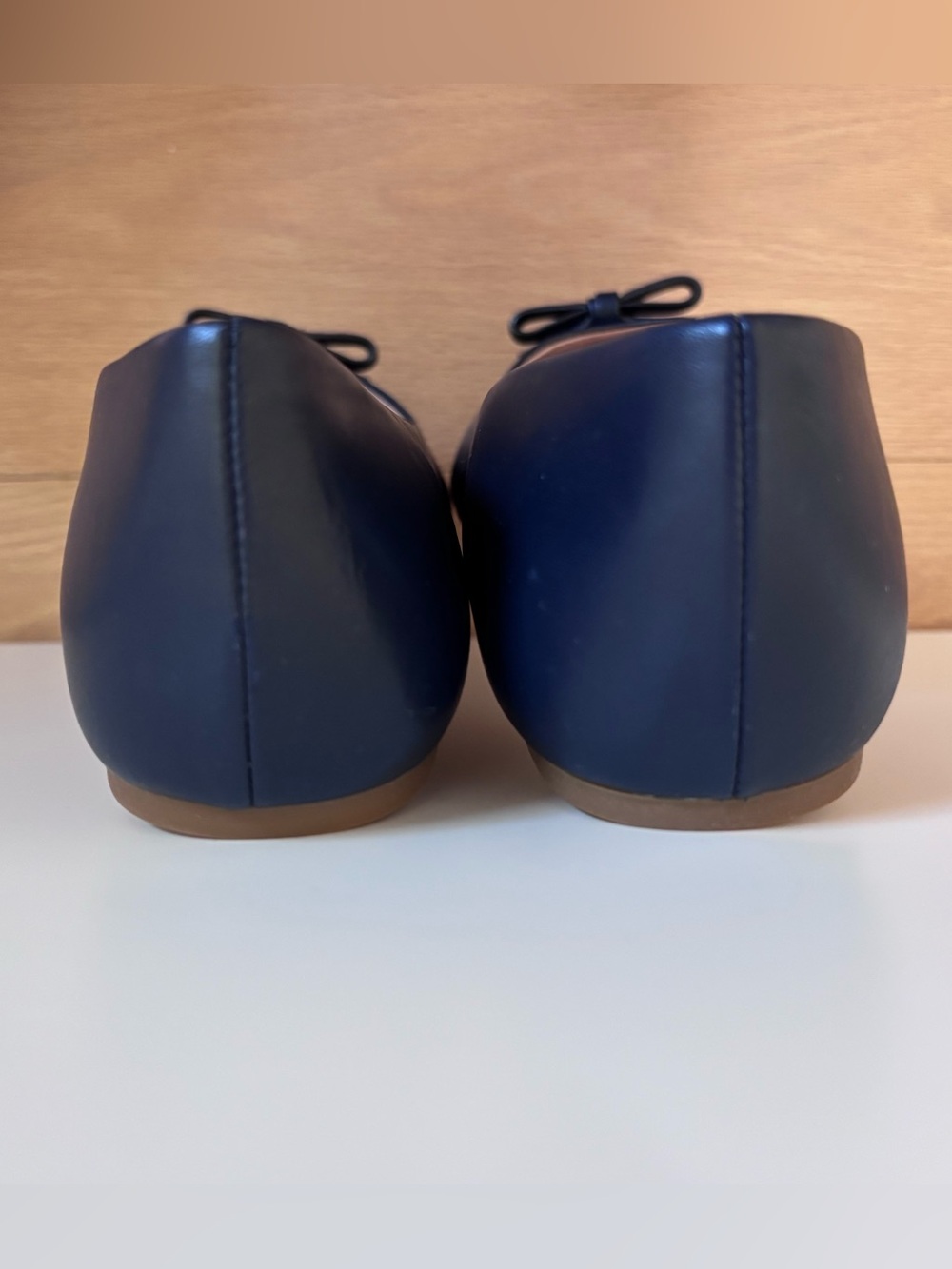 Final sale New Kate Spade Kiersten genuine leather ballet flats blazer blue colo - Picture 13 of 16